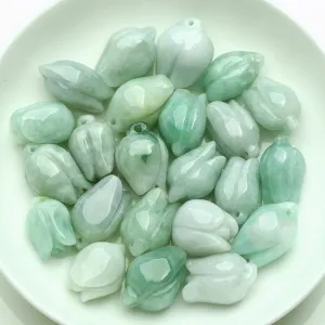 20X15X12mm Natural Jade Beads Jadeite Flower Bead WBD32