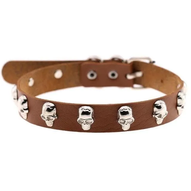 Cursed Skull Choker Necklace