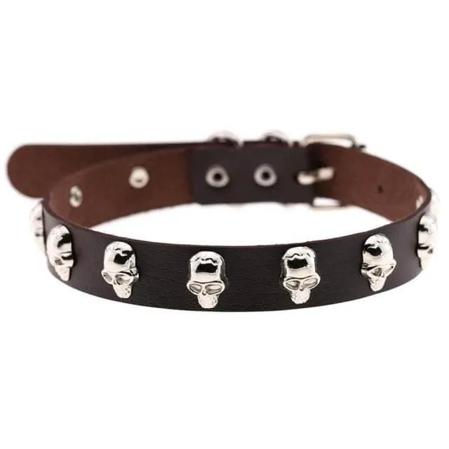 Cursed Skull Choker Necklace