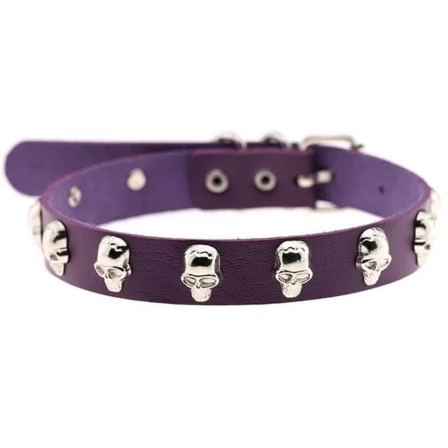 Cursed Skull Choker Necklace