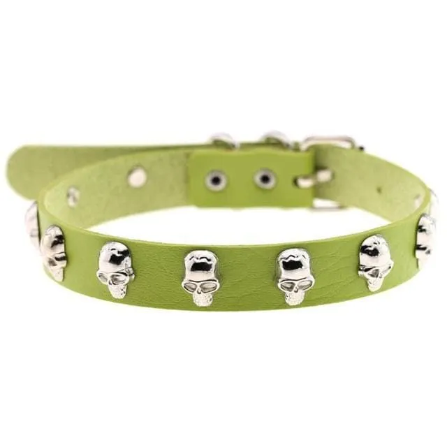 Cursed Skull Choker Necklace