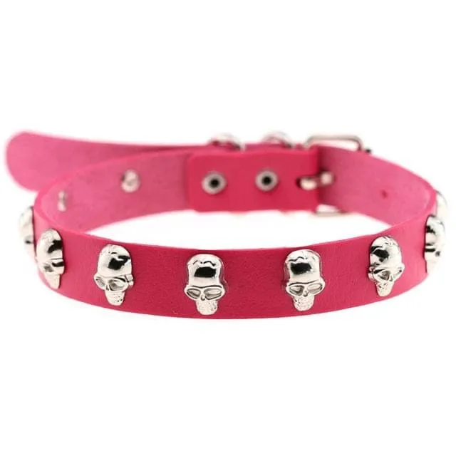 Cursed Skull Choker Necklace