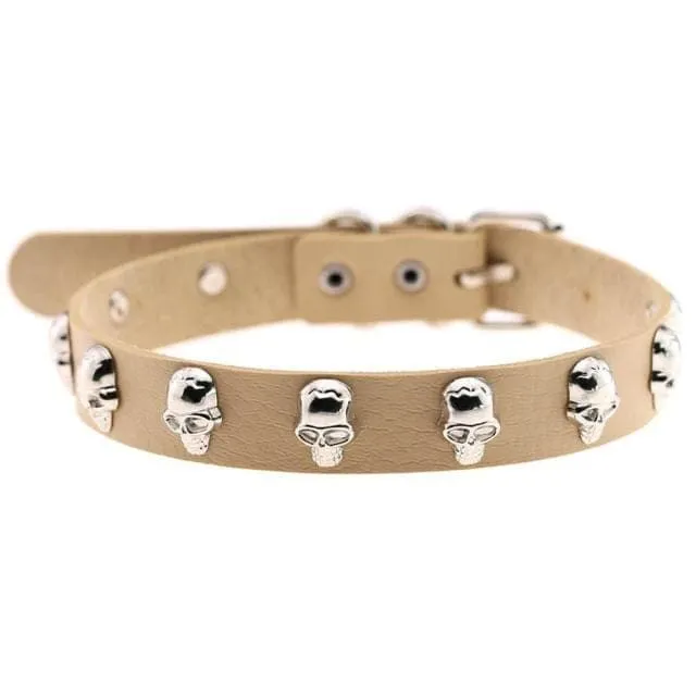 Cursed Skull Choker Necklace