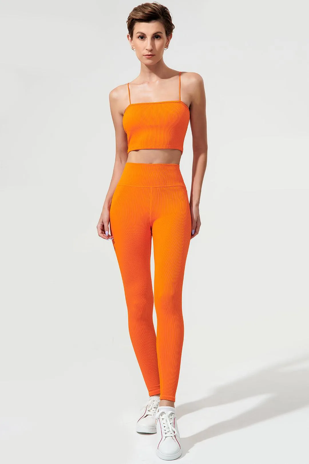 Jadeite Spaghetti Strap - Tangerine