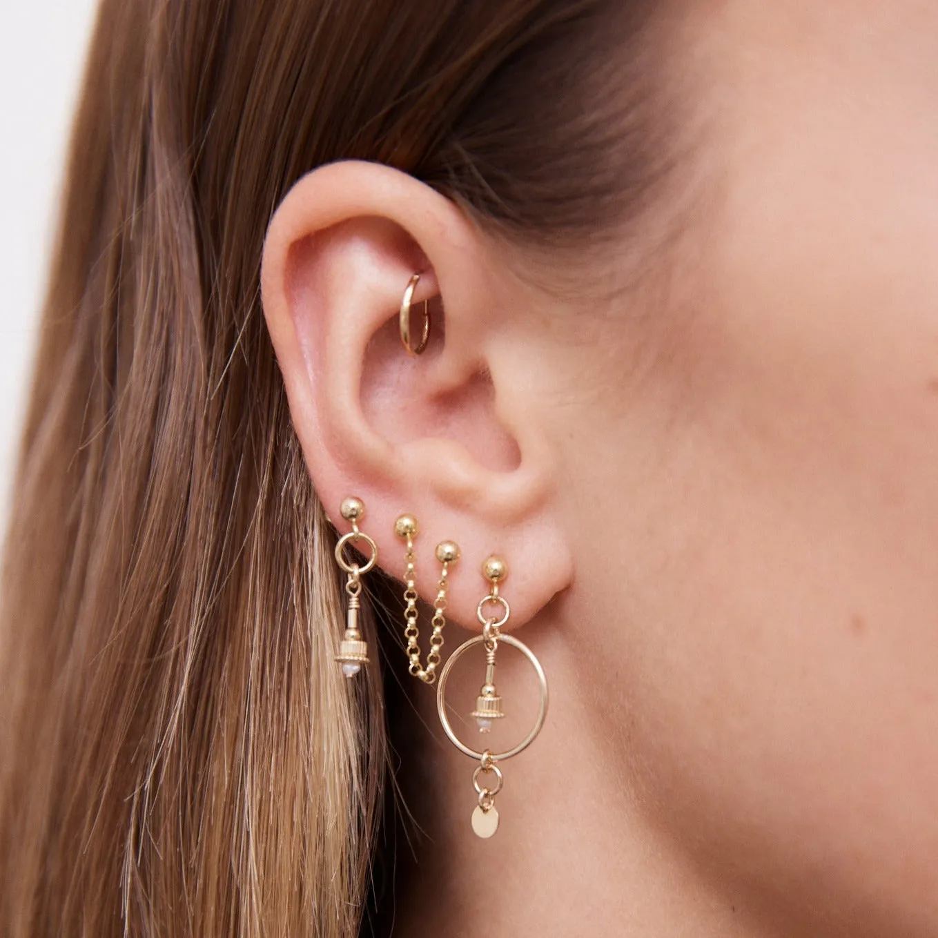 Joah Earrings - Gold