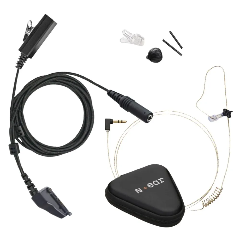 N-Ear 360 Flexo, 2-Wire Mic Combo, Kenwood