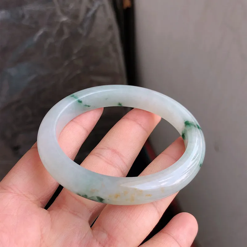 Natural Jade Bangle Jadeite Bangle Internal Diameter 53.3mm NBE083