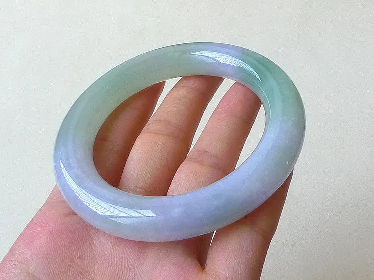 Natural Jade Bangle Jadeite Bangle Internal Diameter 55.5mm BER337