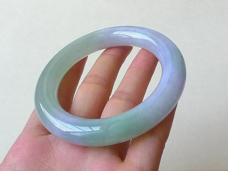 Natural Jade Bangle Jadeite Bangle Internal Diameter 55.5mm BER337