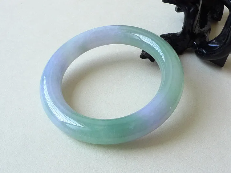Natural Jade Bangle Jadeite Bangle Internal Diameter 55.5mm BER337