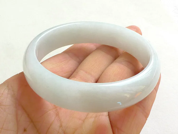 Natural Jade Bangle Jadeite Bangle Internal Diameter 55mm BER781