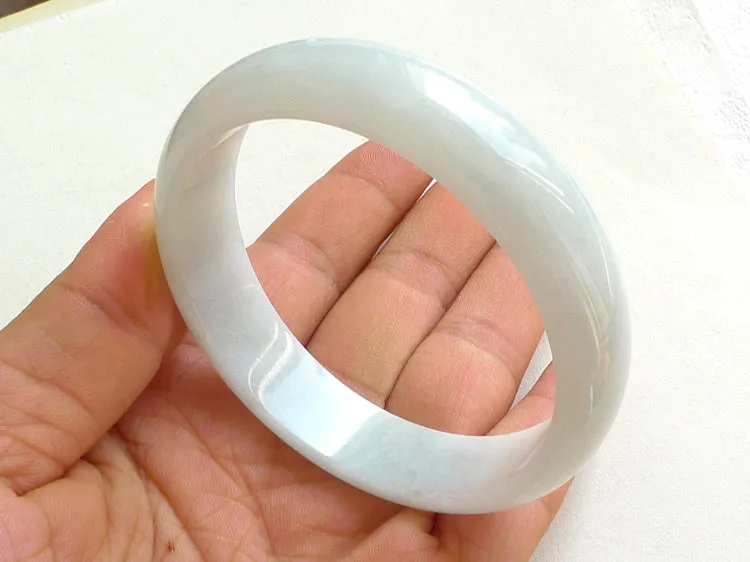 Natural Jade Bangle Jadeite Bangle Internal Diameter 55mm BER781