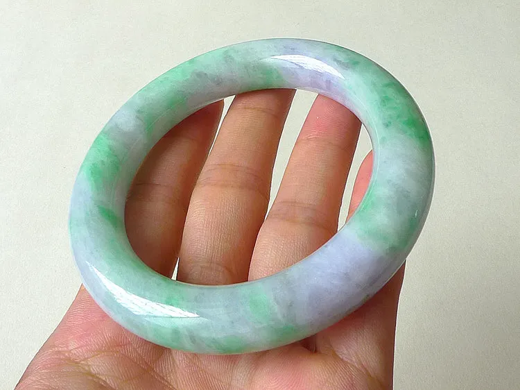 Natural Jade Bangle Jadeite Bangle Internal Diameter 56.8mm BER926