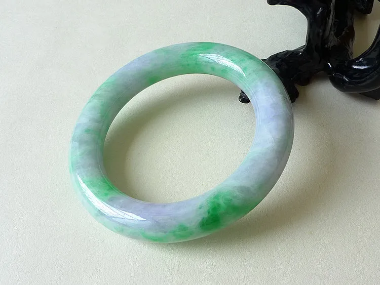 Natural Jade Bangle Jadeite Bangle Internal Diameter 56.8mm BER926