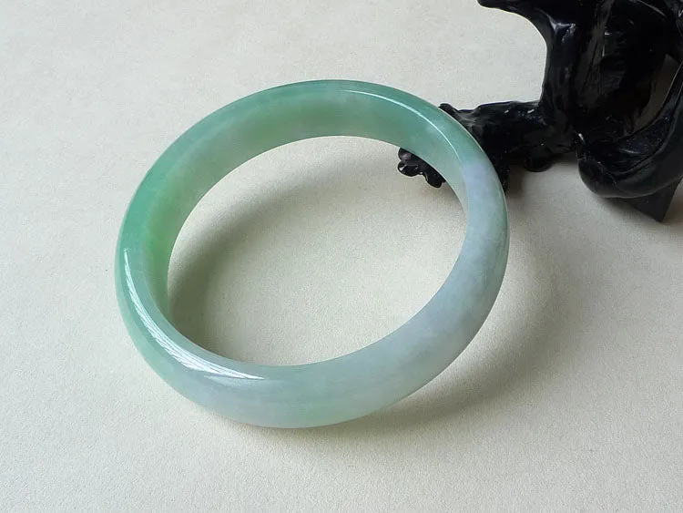 Natural Jade Bangle Jadeite Bangle Internal Diameter 57.5mm BER364