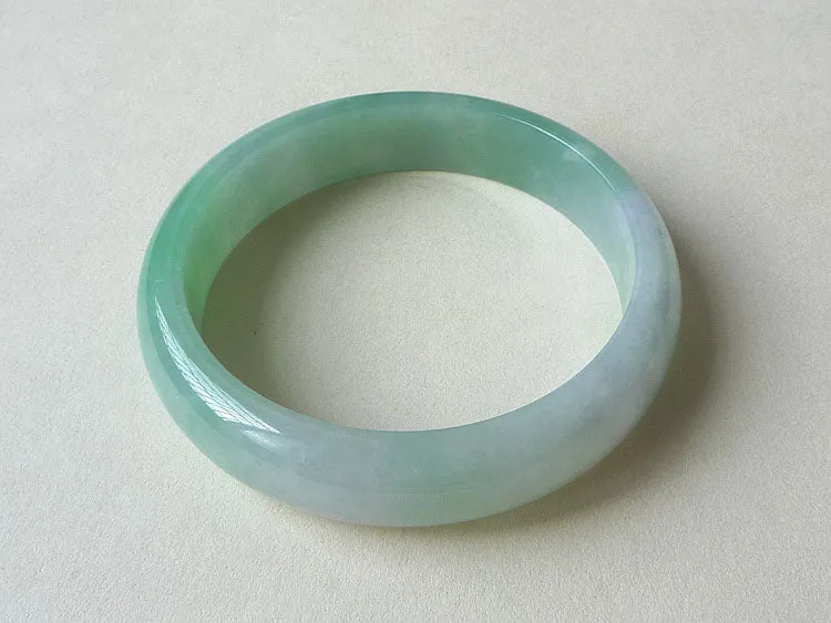 Natural Jade Bangle Jadeite Bangle Internal Diameter 57.5mm BER364