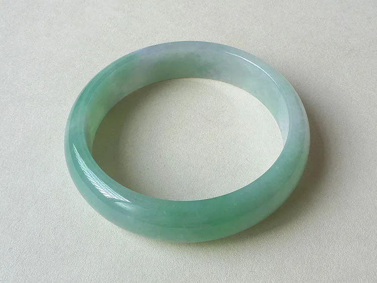 Natural Jade Bangle Jadeite Bangle Internal Diameter 57.5mm BER364