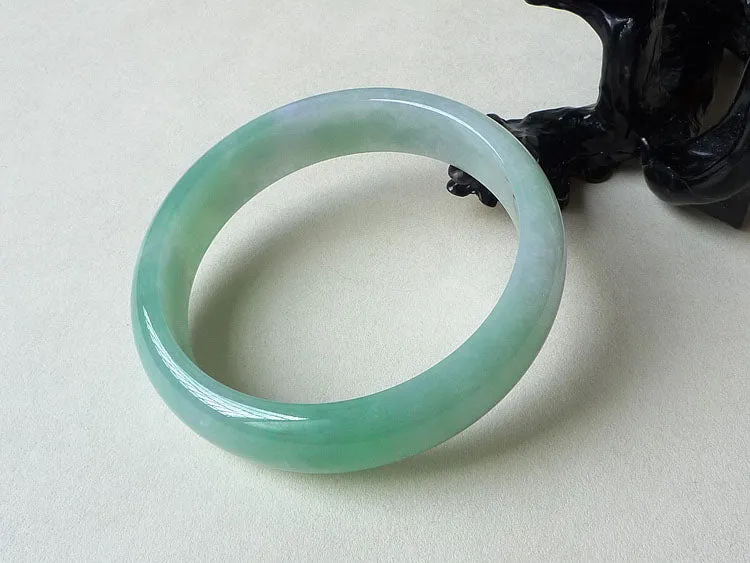 Natural Jade Bangle Jadeite Bangle Internal Diameter 57.5mm BER364