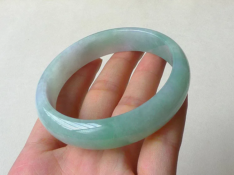 Natural Jade Bangle Jadeite Bangle Internal Diameter 57.5mm BER364