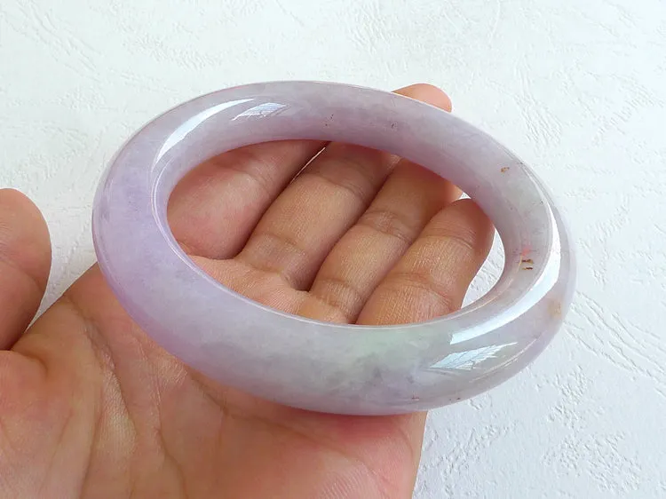 Natural Jade Bangle Jadeite Bangle Internal Diameter 57mm BER406