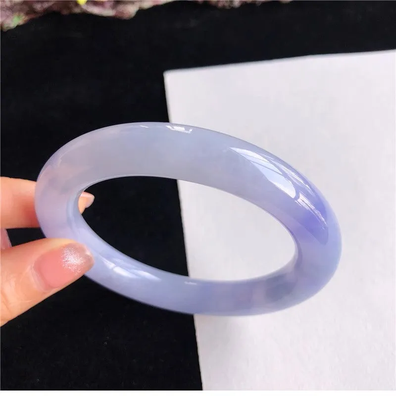 Natural Jade Bangle Jadeite Bangle Internal Diameter 58.1mm 2P81103