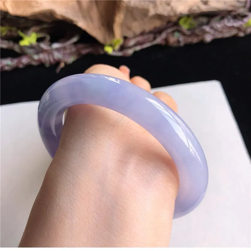 Natural Jade Bangle Jadeite Bangle Internal Diameter 58.1mm 2P81103