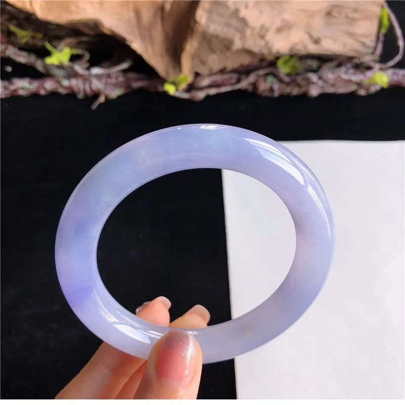 Natural Jade Bangle Jadeite Bangle Internal Diameter 58.1mm 2P81103