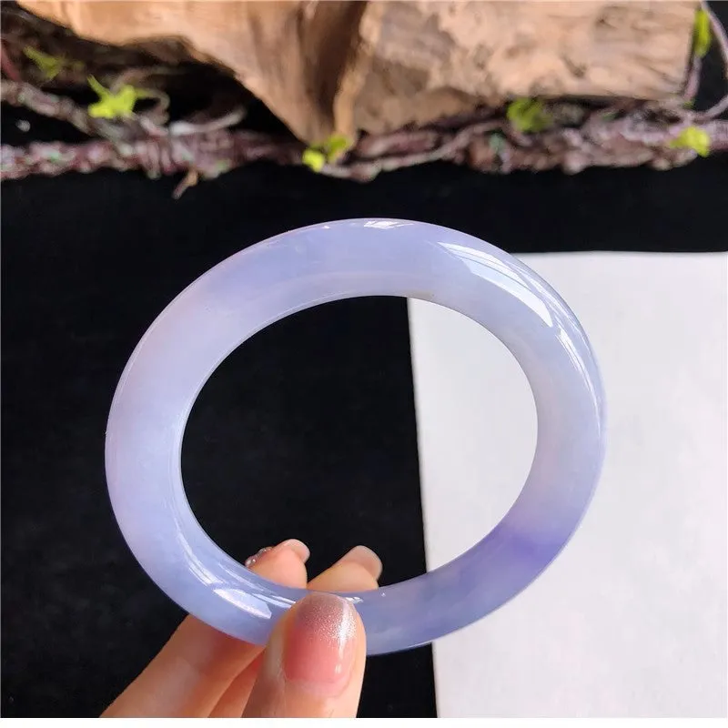 Natural Jade Bangle Jadeite Bangle Internal Diameter 58.1mm 2P81103
