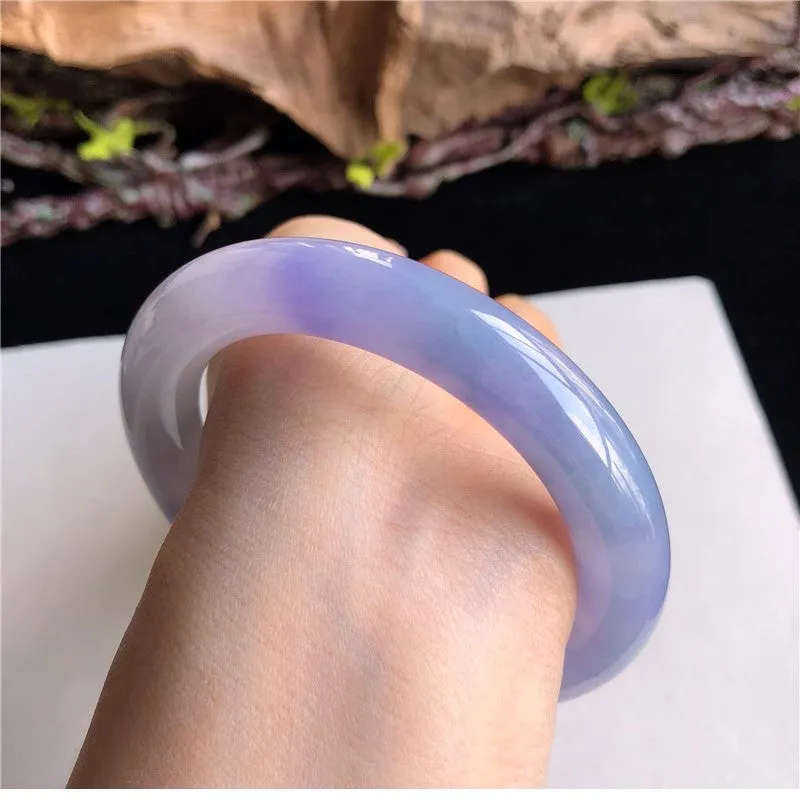 Natural Jade Bangle Jadeite Bangle Internal Diameter 58.1mm 2P81103
