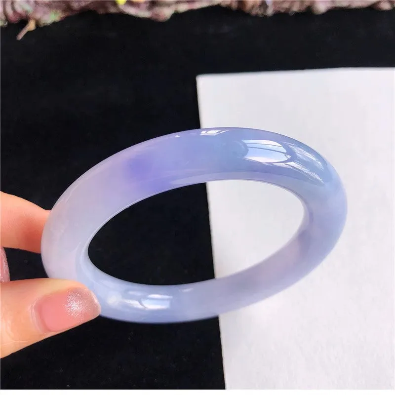 Natural Jade Bangle Jadeite Bangle Internal Diameter 58.1mm 2P81103