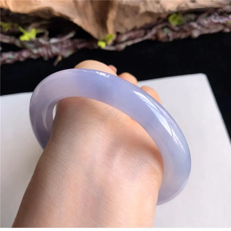 Natural Jade Bangle Jadeite Bangle Internal Diameter 58.1mm 2P81103