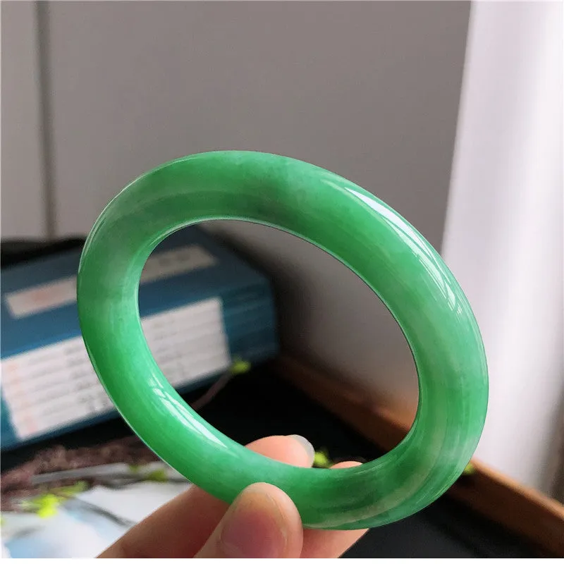 Natural Jade Bangle Jadeite Bangle Internal Diameter 58.4mm P1022505