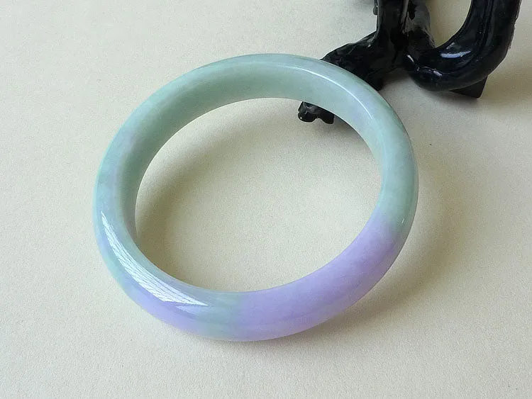 Natural Jade Bangle Jadeite Bangle Internal Diameter 59.3mm BER126