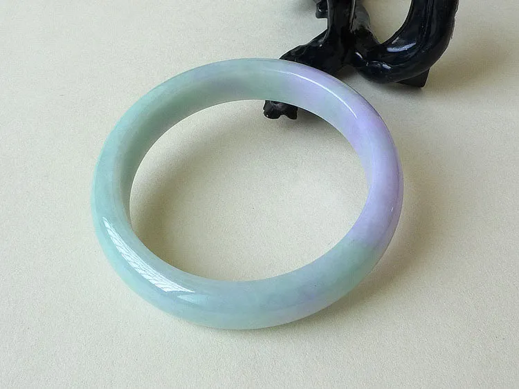 Natural Jade Bangle Jadeite Bangle Internal Diameter 59.3mm BER126