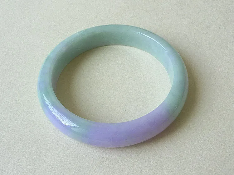 Natural Jade Bangle Jadeite Bangle Internal Diameter 59.3mm BER126