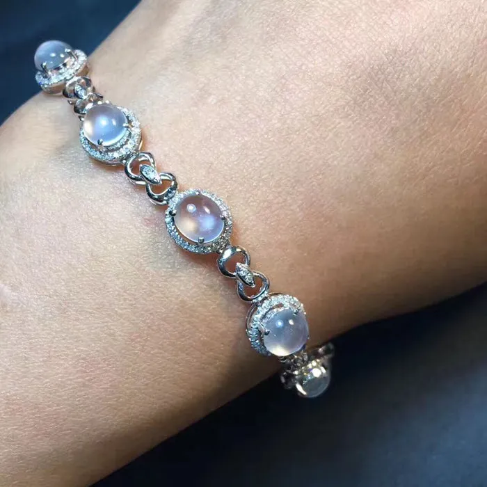 Natural Jade Bracelet Jadeite Bracelet NBT32