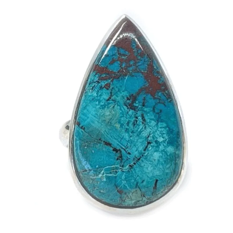 Percy Shattuckite Teardrop Ring Optimized for Enhanced Performance